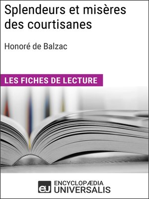 cover image of Splendeurs et misères des courtisanes d'Honoré de Balzac